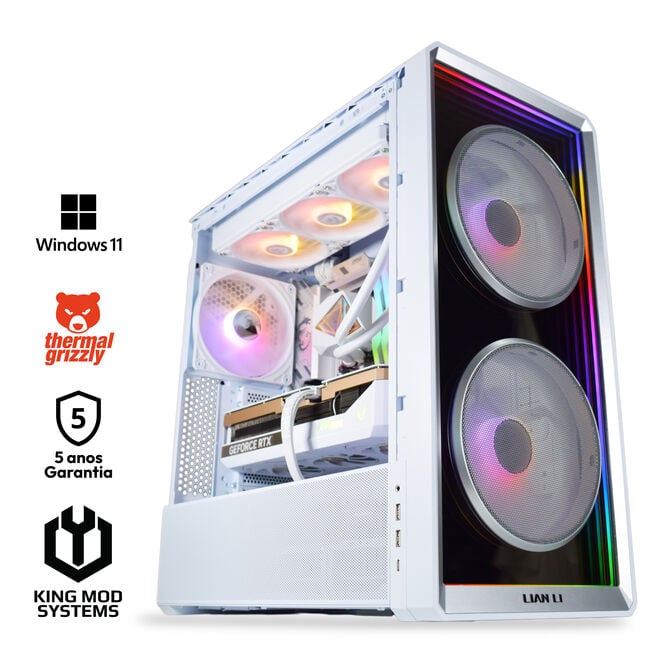 Computador King Mod Gamer-PC Ryzen 7 9800X3D 32GB DDR5 2TB RTX 5080 WiFi W11 V4 Bonus