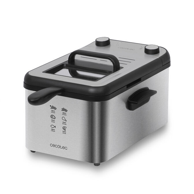 Fritadeira a &Oacute;leo Cecotec CleanFry Infinity 3000 3L 2400W Full Inox image number 0