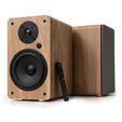Colunas Hi-Fi Vulkkano A6 ARC 80W Bluetooth HDMI ARC Castanhas image number null