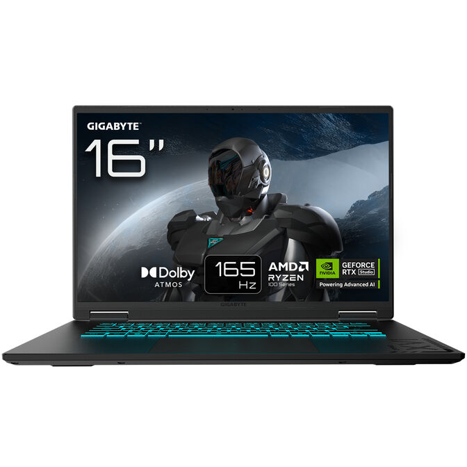 Port&aacute;til Gigabyte Gaming A16 GA6H 5VHP3ES894SD 16" R7 170 16GB DDR5 1TB RTX 5060 FHD+ 165Hz image number 0