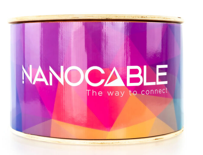 Bobine de Rede Nanocable RJ45 LSZH CAT.7 600MHZ SFTP AWG26 305 M Laranja image number 1