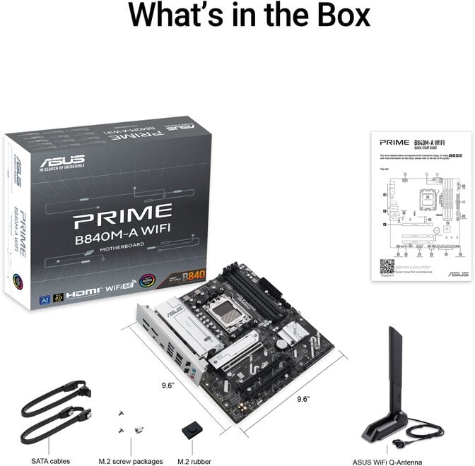 Motherboard Asus PRIME B840M-A WiFi image number 2