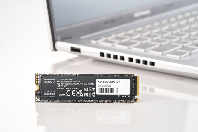 SSD KLEVV CRAS C715 Gen3 512GB M.2 NVMe 2280 (3200/2000MB/s) image number 19