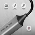 Adaptador AXAGON ADE-TXCA Gigabit Ethernet 10/100/1000 - USB 3.1 Tipo C + USB-A image number null