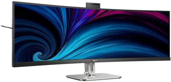 Monitor Curvo Philips S&eacute;rie 5000 49" 49B2U5900CH VA Dual-QHD 75Hz (PD100W) KVM C/Webcam image number 4