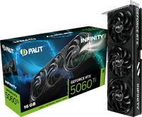 Gr&aacute;fica Palit GeForce&reg; RTX 5060 Ti Infinity 3 16GB GDDR7 DLSS4