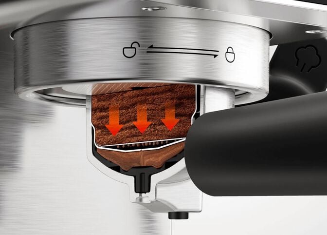 M&aacute;quina de Caf&eacute; Xiaomi Espresso 1350W 20 Bar Prateada image number 8