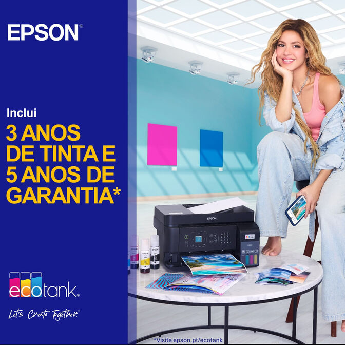 Impressora Multifun&ccedil;&otilde;es a Jato de Tinta Epson EcoTank ET-2861 WiFi image number 6