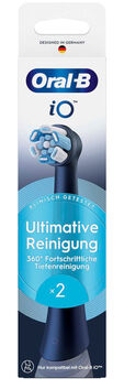 Recargas para Escova de Dentes El&eacute;trica Oral-B iO Ultimative Reinigung Pack 2 Unidades Preto image number null