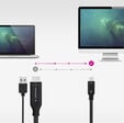 Cabo Conversor Nanocable HDMI 2.0 > USB-C 1.8 M Preto image number null