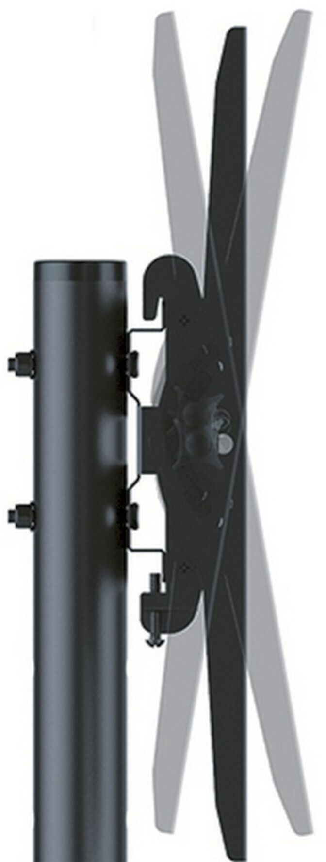 Suporte M&oacute;vel Tooq Tilt Ajust&aacute;vel 37" a 70" Max. 50kg Preto image number 4