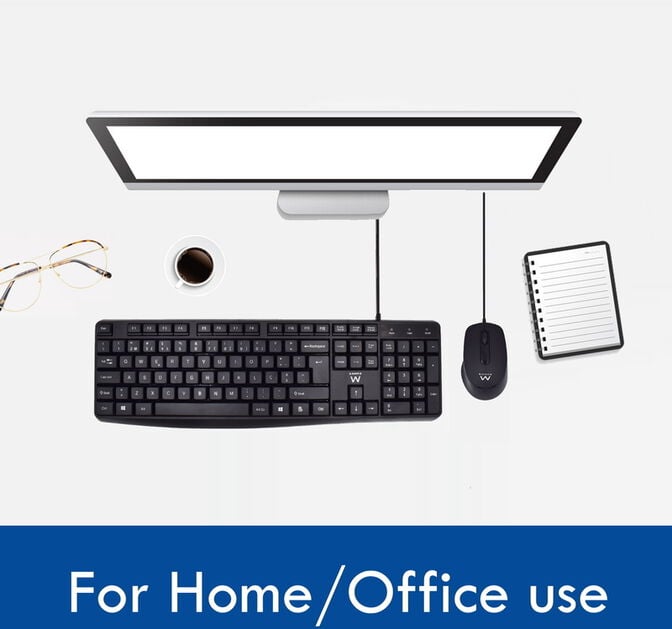 Teclado + Rato Ewent PT Preto image number 6