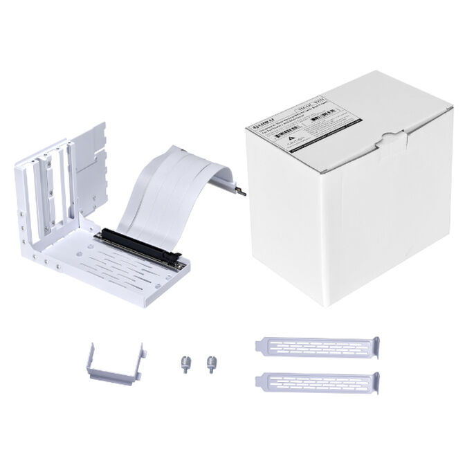 Suporte Vertical GPU VG4-4-V2W Branco image number 1