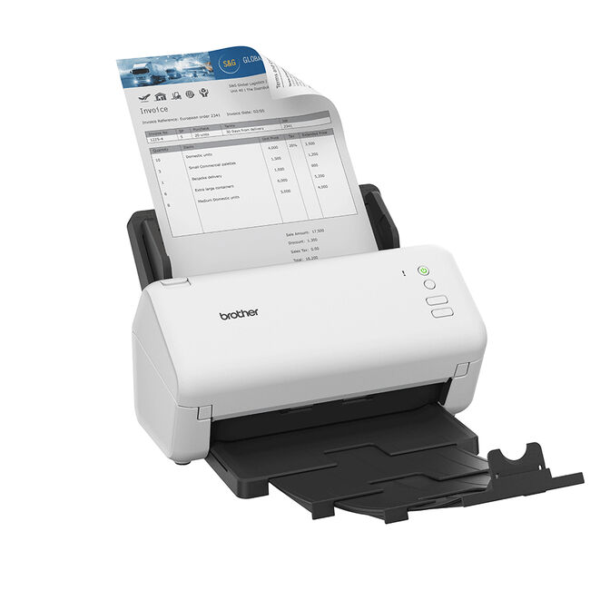 Scanner de Documentos Brother ADS-4100 Duplex A4 35PPM 70IPM USB image number 3