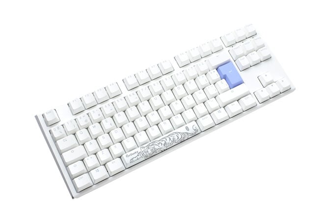 Teclado Mec&aacute;nico Ducky ONE 3 Classic TKL Pure White RGB MX-Blue (ES) image number 1