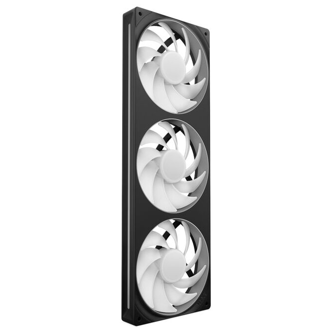 Ventoinha NZXT F360 RGB Core Single-Frame Pretas - Tripla Ventoinha 120mm ( 360mm ) image number 3