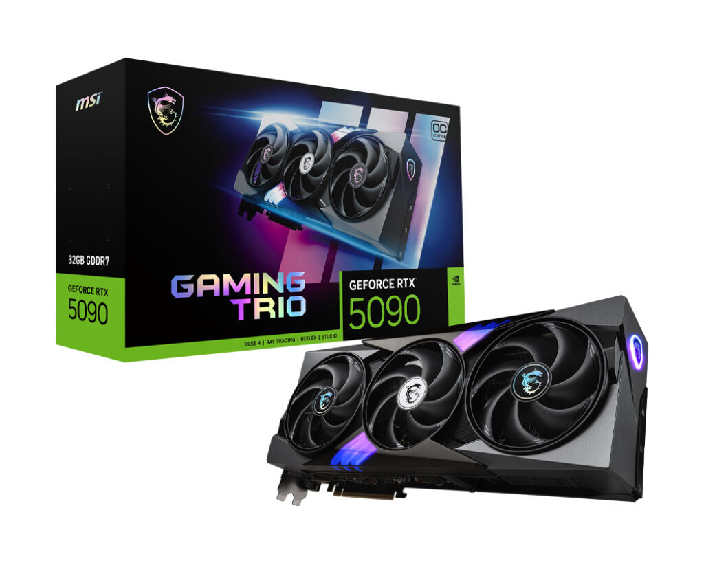 Gr&aacute;fica MSI GeForce&reg; RTX 5090 GAMING TRIO OC 32GB GDDR7 DLSS4