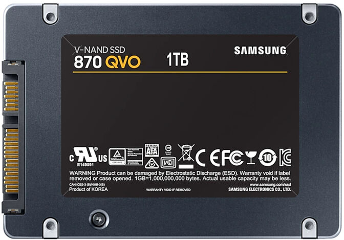 SSD Samsung 870 QVO 1TB SATA III (560/530MB/s) image number 2