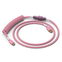 Cabo Coiled Glorious USB-C para USB-A 137m - Prism Pink