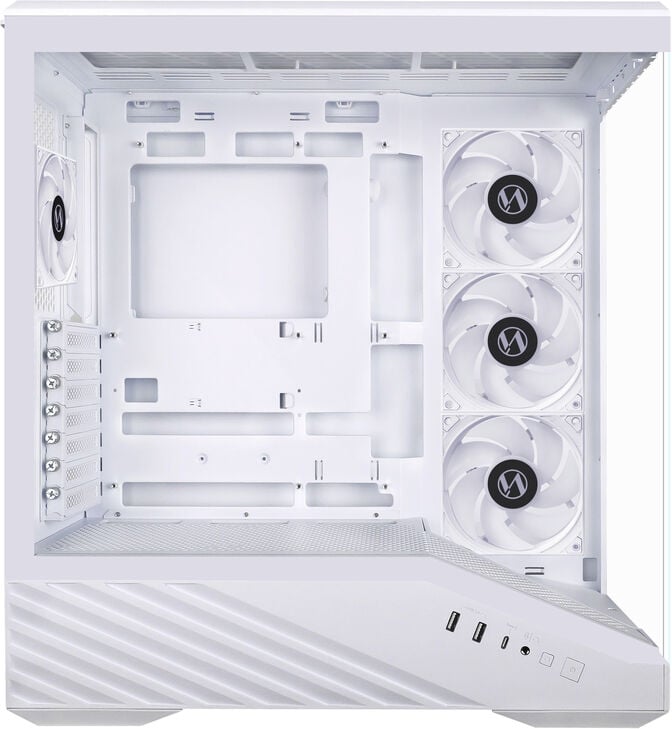 Caixa ATX Lian Li Vector V100 Branca Vidro Temperado image number 3