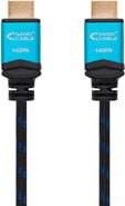 Cabo HDMI V2.0 4K@60Hz 18Gbps Nanocable A M/M 1 M Premium Preto image number null