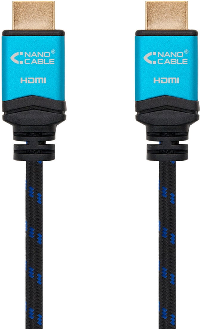 Cabo HDMI V2.0 4K@60Hz 18Gbps Nanocable A M/M 1 M Premium Preto image number 1