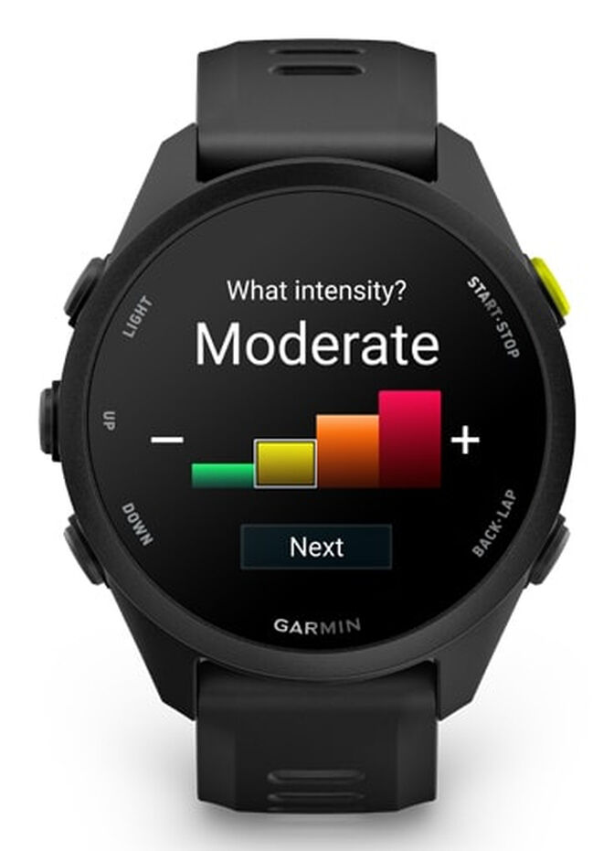 Smartwatch Garmin Forerunner 70 43mm Preto image number 4