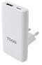 Carregador Tooq GaN USB-C/PD+USB-A/QC 65W, Branco