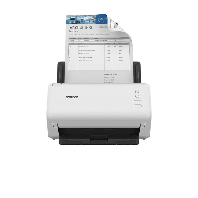 Scanner de Documentos Brother ADS-4100 Duplex A4 35PPM 70IPM USB image number 0