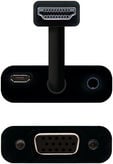 Adaptador Nanocable HDMI M > SVGA/Audio F 10 CM / 1M Preto image number null