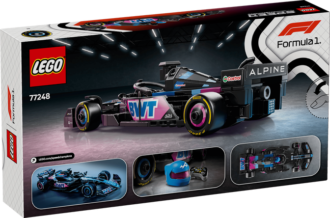 LEGO Speed Champions: Carro de Corrida BWT Alpine F1 TeamA524, 258 Pe&ccedil;as (77248) image number 1
