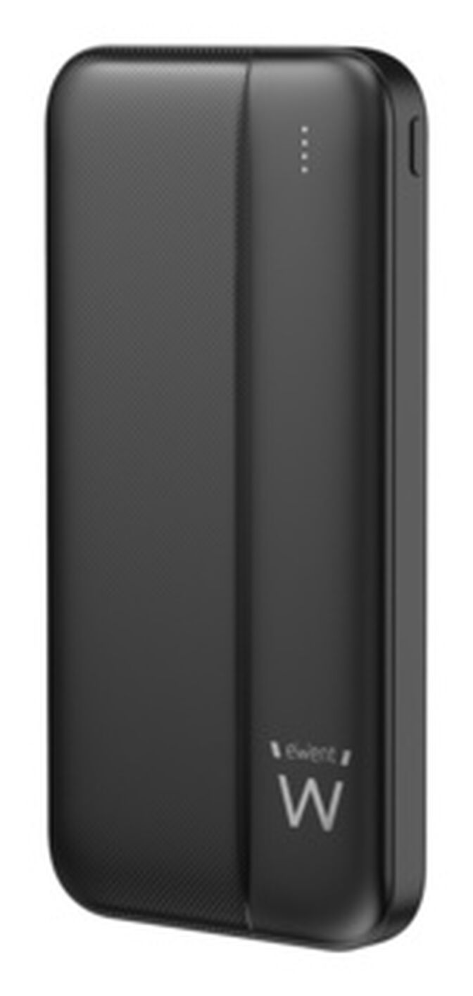 Powerbank Ewent EW1161 10000mAh Thin PD 22.5W Fast Charging Preta image number 0