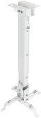 Suporte de Tecto Tooq para Projectores Tilt e Girat&oacute;rio Max.20kg Branco