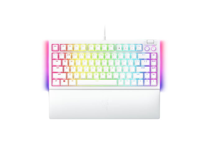 Teclado Razer BlackWidow V4 75% RGB Tactile Switch White Ed. (US) image number 0