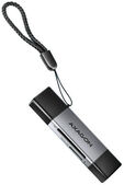 Leitor Cart&otilde;es AXAGON CRE-DAC External USB 3.2 Gen1 Type-C+Type-A 2-slot SD/microSD image number null