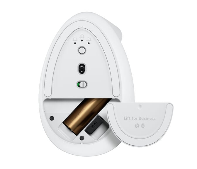 Rato Logitech Lift Vertical for Business 4000DPI Wireless/Bluetooth Branco image number 3