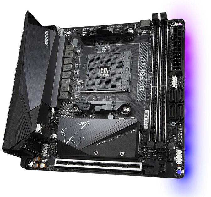 Motherboard Gigabyte B550I Aorus Pro AX image number 3
