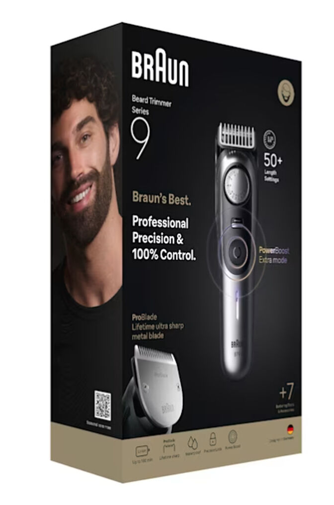Aparador de Barba Braun Series 9 BT9520 image number 1