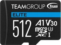 Cart&atilde;o Team Group Elite MicroSDXC A1 UHS-I U3 V30 512GB