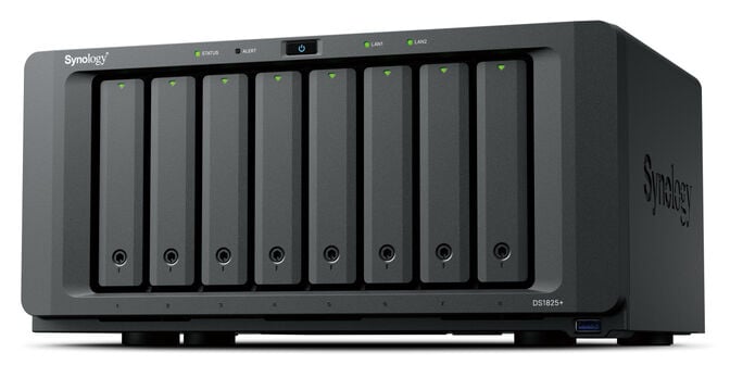 NAS Synology Disk Station DS1825+ - 8 Ba&iacute;as - CPU 4-Core AMD Ryzen V1500B - 8GB RAM image number 0