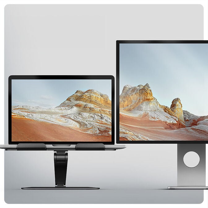 Suporte Elevat&oacute;rio AXAGON STND-LQB  para Port&aacute;teis Regul&aacute;vel Aluminio Preto image number 3