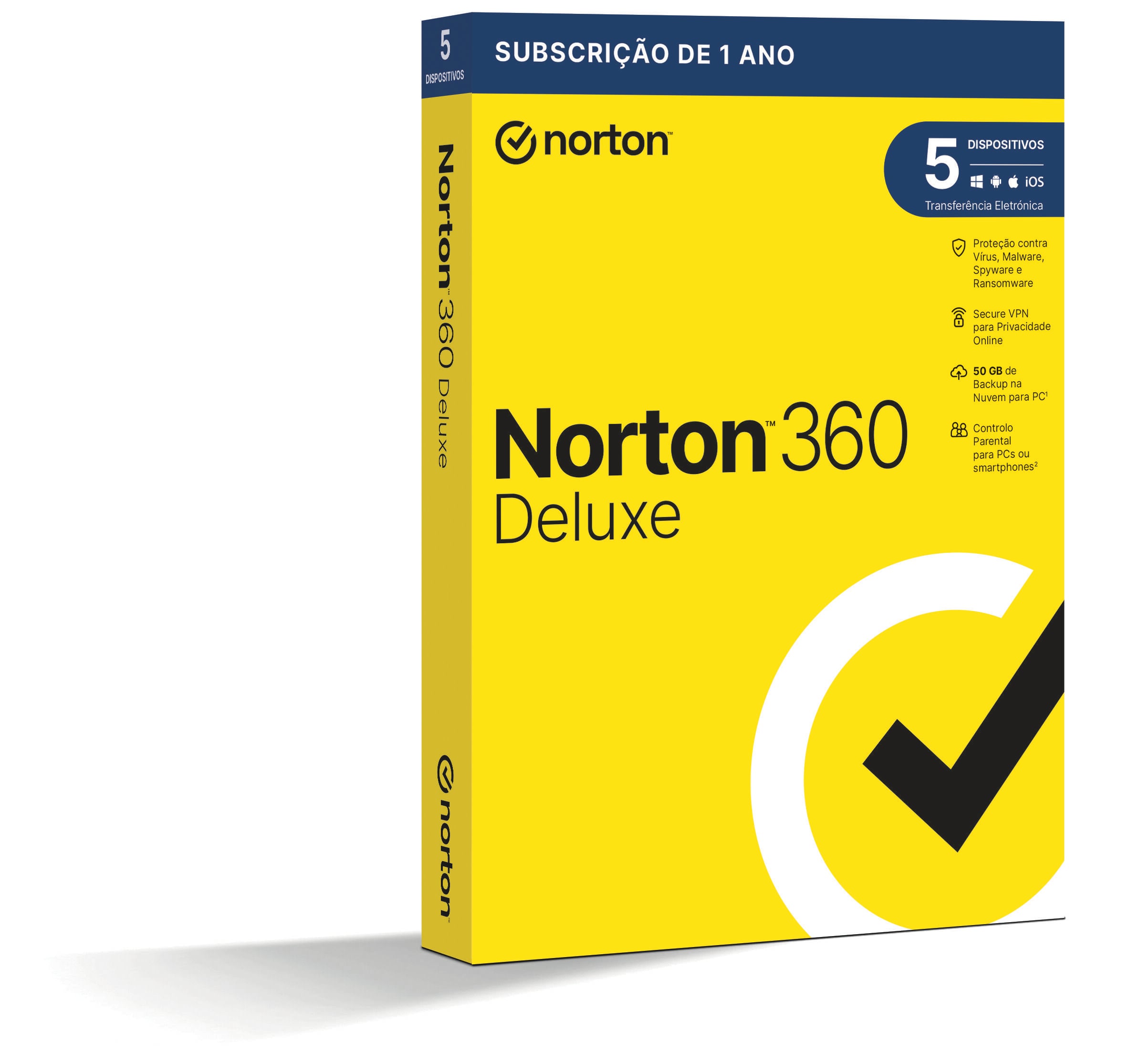 Norton 360 Deluxe Cloud 50GB (1 User / 5 Device)