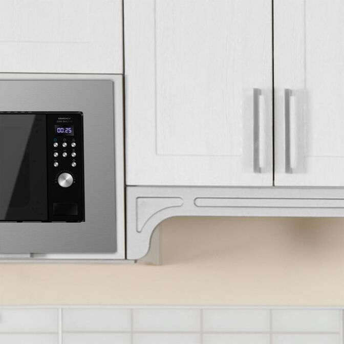 Micro-ondas de Encastre Cecotec GrandHeat 2000 Built-In Steel Black 900W 23L image number 4