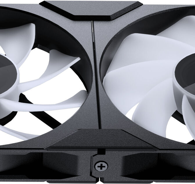Ventoinha Phanteks M25&nbsp;Gen2&nbsp;140mm PWM Fan&nbsp;Reversed Airflow&nbsp;DRGB Preto (Pack 3) image number 4