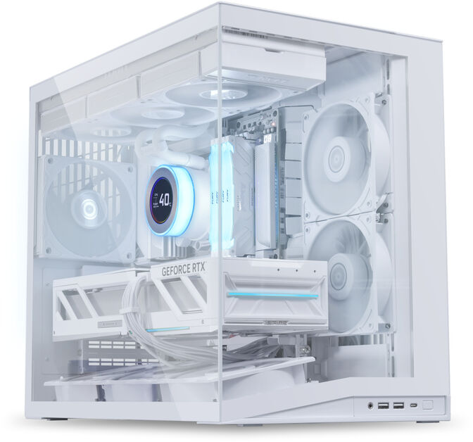 Caixa ATX Lian Li O11 Mini V2 Flow Branco image number 9