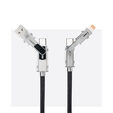 Cabo USB 2.0 27W c/ LED Nanocable USB-C/USB-A/M > Lightning/USB-C/M 1 M image number null