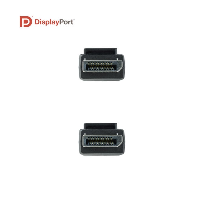 Cabo DisplayPort 1.4 Nanocable DP M/M 0.5 M Certificado VESA image number 2