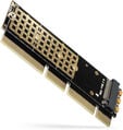 Adaptador PCIe 3.0 16x AXAGON PCEM2-1U, M.2 SSD NVMe, at&eacute; 80mm SSD, low profile 1U image number null