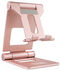 Suporte de Mesa Tooq Ajust&aacute;vel p/ Smartphone/Tablet Max. 10" Rosa