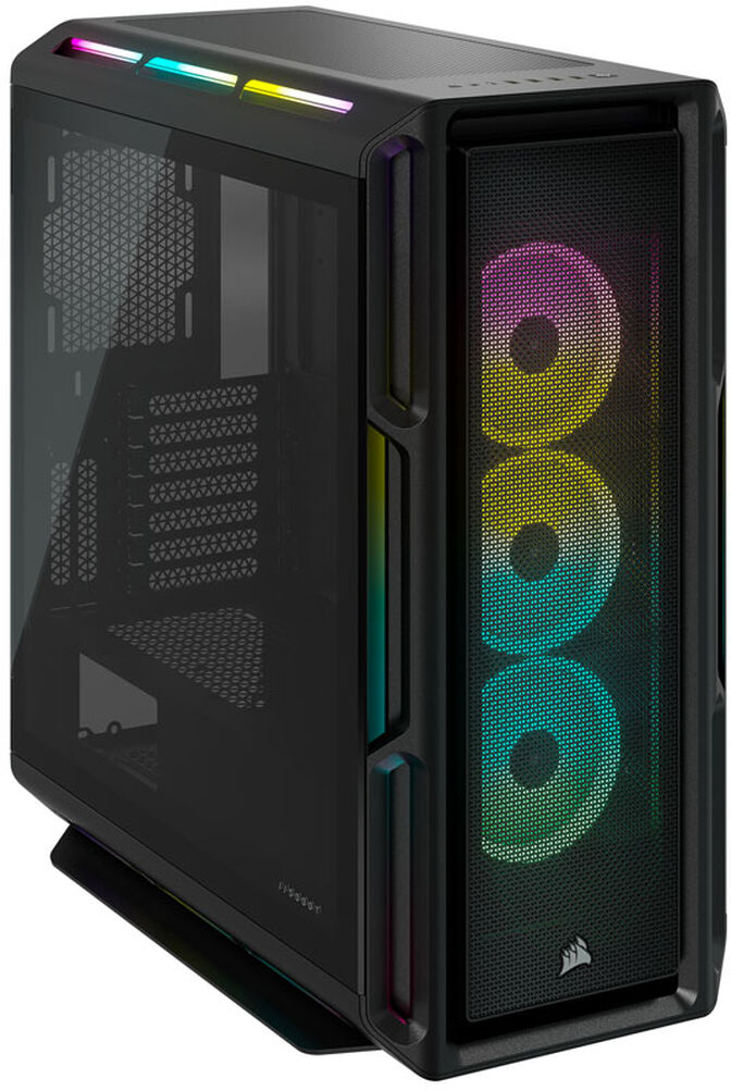 Caixa ATX Corsair 5000T iCUE RGB Preto Vidro Temperado image number 1